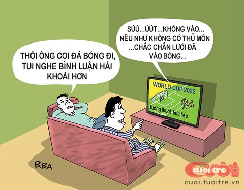 Bình luận viên bóng đá: Kẻ chê, người khoái - Ảnh 2. Bình luận viên bóng đá: Kẻ chê, người khoái - Ảnh 2.