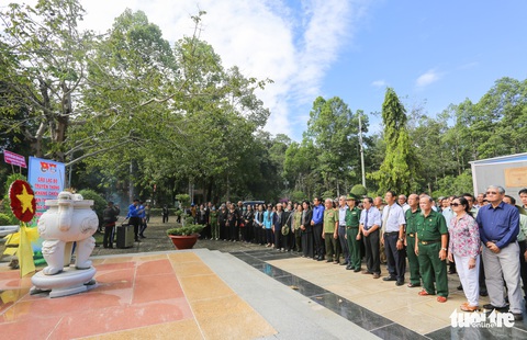 Xúc động ngày trở lại ‘căn cứ’ của Đoàn thanh niên Trung ương Cục miền Nam - Ảnh 1. Xúc động ngày trở lại ‘căn cứ’ của Đoàn thanh niên Trung ương Cục miền Nam - Ảnh 1.