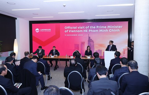 Việt Nam phấn đấu lên thị trường chứng khoán mới nổi, Thủ tướng mong muốn Luxembourg hỗ trợ - Ảnh 2. Việt Nam phấn đấu lên thị trường chứng khoán mới nổi, Thủ tướng mong muốn Luxembourg hỗ trợ - Ảnh 2.