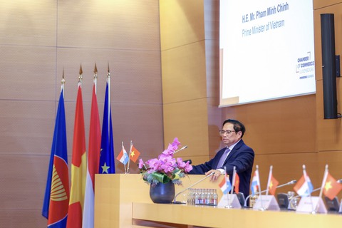 Việt Nam phấn đấu lên thị trường chứng khoán mới nổi, Thủ tướng mong muốn Luxembourg hỗ trợ - Ảnh 1. Việt Nam phấn đấu lên thị trường chứng khoán mới nổi, Thủ tướng mong muốn Luxembourg hỗ trợ - Ảnh 1.