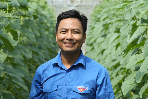 Anh bí thư Đoàn làm nông nghiệp công nghệ cao - Ảnh 1. Anh bí thư Đoàn làm nông nghiệp công nghệ cao - Ảnh 1.