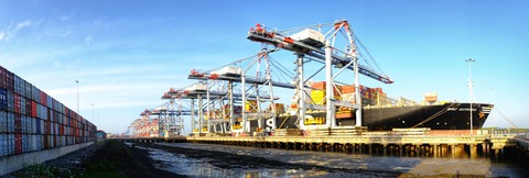 Mùng 1 tết, tàu container cập cảng Cái Mép đưa hàng trực tiếp sang Mỹ - Ảnh 1. Mùng 1 tết, tàu container cập cảng Cái Mép đưa hàng trực tiếp sang Mỹ - Ảnh 1.