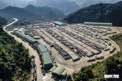 Hơn 1.300 container hoa quả lại nằm chờ ở biên giới, chưa thể xuất sang Trung Quốc - Ảnh 1. Hơn 1.300 container hoa quả lại nằm chờ ở biên giới, chưa thể xuất sang Trung Quốc - Ảnh 1.