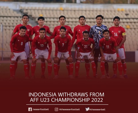 Đương kim vô địch Indonesia rút khỏi giải U23 Đông Nam Á 2022 - Ảnh 1. Đương kim vô địch Indonesia rút khỏi giải U23 Đông Nam Á 2022 - Ảnh 1.