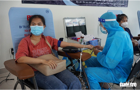 Máu dự trữ tại Bệnh viện Chợ Rẫy cạn dần sau Tết, kêu gọi người dân hiến máu - Ảnh 1. Máu dự trữ tại Bệnh viện Chợ Rẫy cạn dần sau Tết, kêu gọi người dân hiến máu - Ảnh 1.