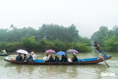 Chùa Hương thử đón khách trước ngày khai hội 16-2 - Ảnh 5. Chùa Hương thử đón khách trước ngày khai hội 16-2 - Ảnh 5.