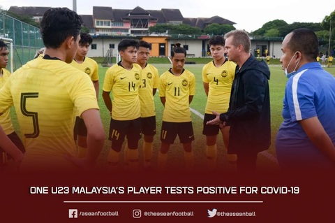 U23 Malaysia lo lắng vì có thêm cầu thủ dính COVID-19 - Ảnh 1. U23 Malaysia lo lắng vì có thêm cầu thủ dính COVID-19 - Ảnh 1.