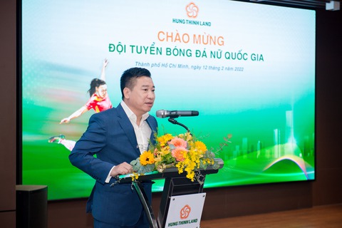 Hưng Thịnh Land trao thưởng 2 tỷ đồng cho đội tuyển bóng đá nữ quốc gia Việt Nam - Ảnh 2. Hưng Thịnh Land trao thưởng 2 tỷ đồng cho đội tuyển bóng đá nữ quốc gia Việt Nam - Ảnh 2.