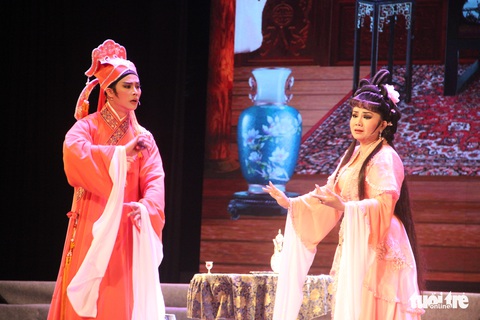 Vũ Linh và chuông vàng vọng cổ Võ Minh Lâm cùng đóng Lương Sơn Bá - Ảnh 3. Vũ Linh và chuông vàng vọng cổ Võ Minh Lâm cùng đóng Lương Sơn Bá - Ảnh 3.