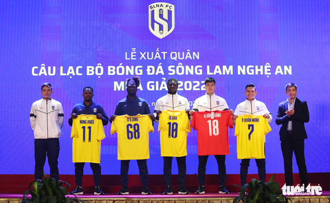 SLNA ra mắt nhà đồng tài trợ, đặt mục tiêu vào top 3 V-League 2022 - Ảnh 3. SLNA ra mắt nhà đồng tài trợ, đặt mục tiêu vào top 3 V-League 2022 - Ảnh 3.