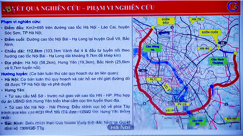 Hà Nội: Đường vành đai 4 dài 112,8km, 60% sẽ đi trên cao - Ảnh 1. Hà Nội: Đường vành đai 4 dài 112,8km, 60% sẽ đi trên cao - Ảnh 1.