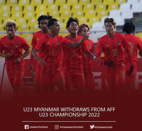 Sau Indonesia, đến Myanmar rút khỏi Giải U23 Đông Nam Á - Ảnh 1. Sau Indonesia, đến Myanmar rút khỏi Giải U23 Đông Nam Á - Ảnh 1.