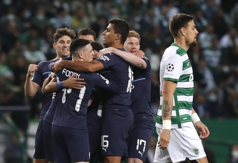 Đại thắng Sporting 5-0, Man City cầm chắc vé vào tứ kết Champions League - Ảnh 1. Đại thắng Sporting 5-0, Man City cầm chắc vé vào tứ kết Champions League - Ảnh 1.