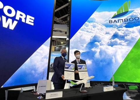 Bamboo Airways ký thỏa thuận bảo dưỡng động cơ trị giá 60 triệu USD, thảo luận mua Boeing 777X - Ảnh 2. Bamboo Airways ký thỏa thuận bảo dưỡng động cơ trị giá 60 triệu USD, thảo luận mua Boeing 777X - Ảnh 2.