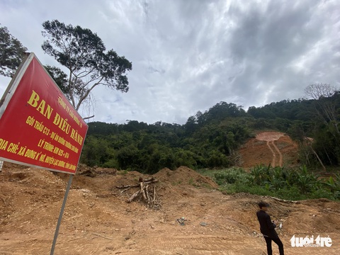 Bộ Tổng tham mưu kiểm tra vụ phá rừng đặc dụng làm đường - Ảnh 2. Bộ Tổng tham mưu kiểm tra vụ phá rừng đặc dụng làm đường - Ảnh 2.