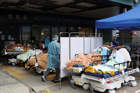 F0 nằm đầy sân bệnh viện, Hong Kong phải dời ngày bầu cử - Ảnh 2. F0 nằm đầy sân bệnh viện, Hong Kong phải dời ngày bầu cử - Ảnh 2.