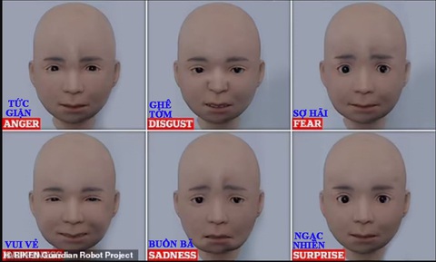 Nikola - Robot nhí có thể bắt chước 6 biểu cảm giống hệt người thật - Ảnh 1. Nikola - Robot nhí có thể bắt chước 6 biểu cảm giống hệt người thật - Ảnh 1.