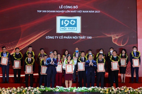 Nội thất 190 lọt Top 500 doanh nghiệp lớn nhất Việt Nam 2021 - Ảnh 1. Nội thất 190 lọt Top 500 doanh nghiệp lớn nhất Việt Nam 2021 - Ảnh 1.