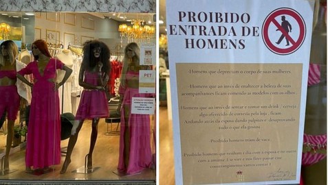 Cửa hàng quần áo nữ ở Brazil cấm đàn ông nhưng mở cửa cho thú cưng - Ảnh 1. Cửa hàng quần áo nữ ở Brazil cấm đàn ông nhưng mở cửa cho thú cưng - Ảnh 1.