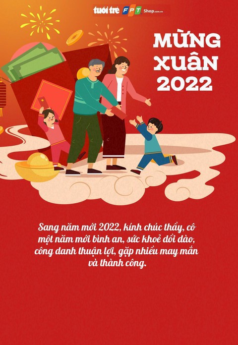 Cùng Tuổi Trẻ Online tạo thiệp chúc Tết thầy cô - Ảnh 3.