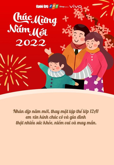 Cùng Tuổi Trẻ Online tạo thiệp chúc Tết thầy cô - Ảnh 5.