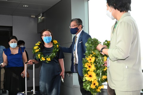 Bamboo Airways đón các chuyến bay thẳng Việt - Úc đầu tiên - Ảnh 3. Bamboo Airways đón các chuyến bay thẳng Việt - Úc đầu tiên - Ảnh 3.