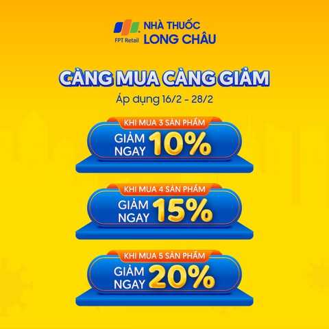 Sản phẩm hỗ trợ phục hồi hậu COVID giảm đến 30% tại nhà thuốc FPT Long Châu - Ảnh 1. Sản phẩm hỗ trợ phục hồi hậu COVID giảm đến 30% tại nhà thuốc FPT Long Châu - Ảnh 1.