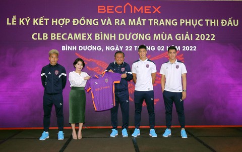 CLB B.Bình Dương đặt chỉ tiêu top 3 V-League 2022 - Ảnh 1. CLB B.Bình Dương đặt chỉ tiêu top 3 V-League 2022 - Ảnh 1.