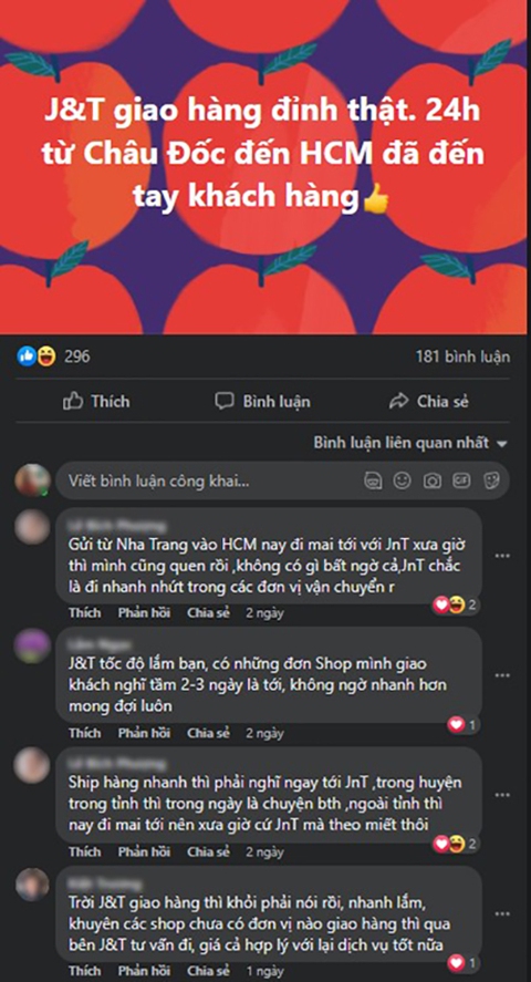 Thấu hiểu tâm lý người dùng, đơn vị giao hàng nhận phản hồi tích cực - Ảnh 3. Thấu hiểu tâm lý người dùng, đơn vị giao hàng nhận phản hồi tích cực - Ảnh 3.