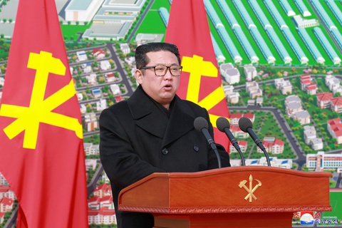 Ông Kim Jong Un chúc mừng Olympic Bắc Kinh, nói cùng Trung Quốc đối phó Mỹ - Ảnh 1. Ông Kim Jong Un chúc mừng Olympic Bắc Kinh, nói cùng Trung Quốc đối phó Mỹ - Ảnh 1.