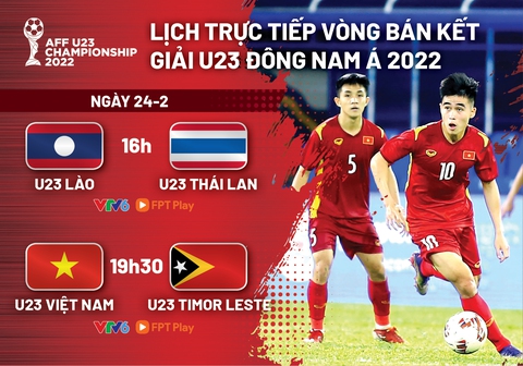 Lịch trực tiếp U23 Việt Nam - U23 Timor Leste - Ảnh 1. Lịch trực tiếp U23 Việt Nam - U23 Timor Leste - Ảnh 1.