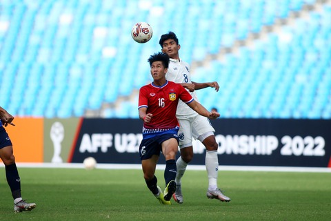 Đánh bại Lào, U23 Thái Lan vào chung kết Giải U23 Đông Nam Á 2022 - Ảnh 2. Đánh bại Lào, U23 Thái Lan vào chung kết Giải U23 Đông Nam Á 2022 - Ảnh 2.