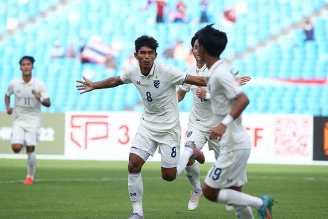 Đánh bại Lào, U23 Thái Lan vào chung kết Giải U23 Đông Nam Á 2022 - Ảnh 1. Đánh bại Lào, U23 Thái Lan vào chung kết Giải U23 Đông Nam Á 2022 - Ảnh 1.