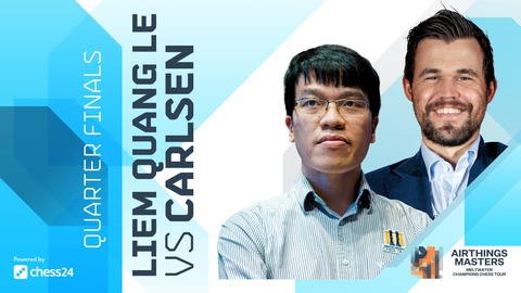 Quang Liêm bị ‘vua cờ’ Magnus Carlsen loại - Ảnh 1. Quang Liêm bị ‘vua cờ’ Magnus Carlsen loại - Ảnh 1.