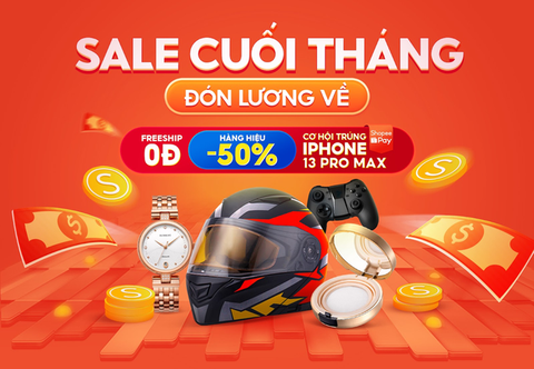 Săn sale chính hãng đón lương về, nhận thêm cơ hội trúng iPhone 13 Pro Max tại Shopee - Ảnh 1. Săn sale chính hãng đón lương về, nhận thêm cơ hội trúng iPhone 13 Pro Max tại Shopee - Ảnh 1.