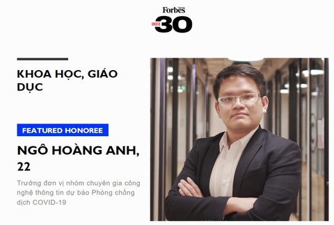 Chính thức rút tên Ngô Hoàng Anh khỏi danh sách Under 30 sau cáo buộc quấy rối tình dục - Ảnh 1. Chính thức rút tên Ngô Hoàng Anh khỏi danh sách Under 30 sau cáo buộc quấy rối tình dục - Ảnh 1.