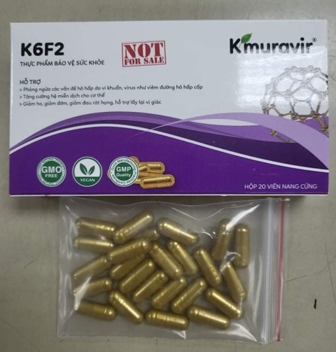 Cảnh báo về sản phẩm K6F2 Kmuravir® điều trị COVID-19 - Ảnh 1. Cảnh báo về sản phẩm K6F2 Kmuravir® điều trị COVID-19 - Ảnh 1.