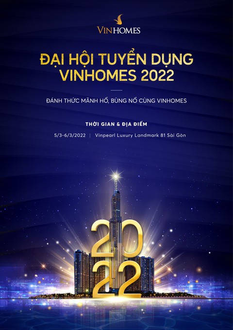 Vinhomes tổ chức Đại hội tuyển dụng đầu tiên của năm 2022 - Ảnh 1. Vinhomes tổ chức Đại hội tuyển dụng đầu tiên của năm 2022 - Ảnh 1.