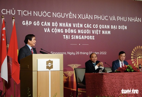 Chủ tịch nước Nguyễn Xuân Phúc: Kiều bào Việt Nam ở Singapore làm hai nước đều tự hào - Ảnh 2. Chủ tịch nước Nguyễn Xuân Phúc: Kiều bào Việt Nam ở Singapore làm hai nước đều tự hào - Ảnh 2.