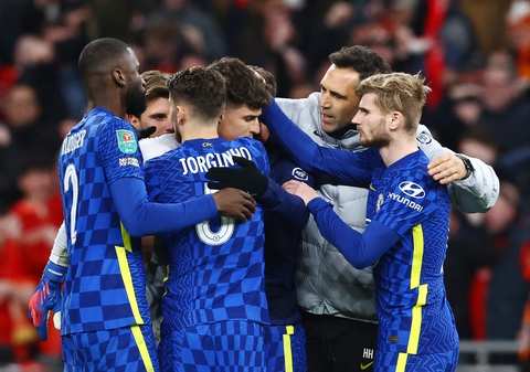 Thắng Chelsea 11-10 trên chấm luân lưu, Liverpool vô địch Cúp liên đoàn - Ảnh 4. Thắng Chelsea 11-10 trên chấm luân lưu, Liverpool vô địch Cúp liên đoàn - Ảnh 4.