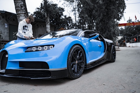 Nhóm thanh niên Quảng Ninh tự chế siêu xe triệu đô Bugatti Chiron 600 triệu như thế nào? - Ảnh 3. Nhóm thanh niên Quảng Ninh tự chế siêu xe triệu đô Bugatti Chiron 600 triệu như thế nào? - Ảnh 3.