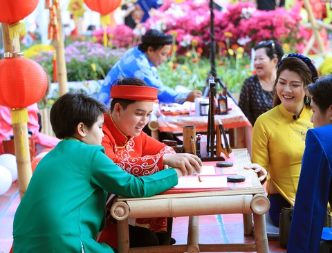 Hấp dẫn không gian Tết cổ truyền tại TP.HCM - Ảnh 2. Hấp dẫn không gian Tết cổ truyền tại TP.HCM - Ảnh 2.