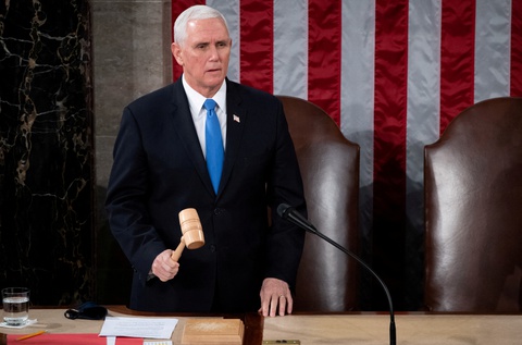 Cựu phó tổng thống Pence: Ông Trump sai rồi. Tôi không có quyền đảo ngược kết quả bầu cử - Ảnh 1. Cựu phó tổng thống Pence: Ông Trump sai rồi. Tôi không có quyền đảo ngược kết quả bầu cử - Ảnh 1.