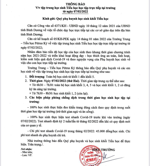 Không bắt buộc xét nghiệm toàn bộ trẻ trước khi trở lại trường - Ảnh 2. Không bắt buộc xét nghiệm toàn bộ trẻ trước khi trở lại trường - Ảnh 2.