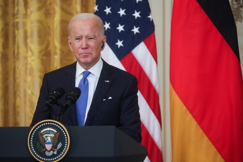Ông Biden: Chấm dứt đường ống Nord Stream 2 nếu Nga vượt biên giới Ukraine - Ảnh 1. Ông Biden: Chấm dứt đường ống Nord Stream 2 nếu Nga vượt biên giới Ukraine - Ảnh 1.