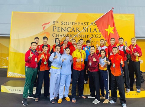Pencak silat giành 9 HCV Đông Nam Á 2022 - Ảnh 2. Pencak silat giành 9 HCV Đông Nam Á 2022 - Ảnh 2.