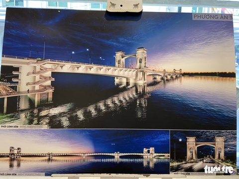 Hà Nội mở triển lãm phương án kiến trúc cầu Trần Hưng Đạo - Ảnh 5. Hà Nội mở triển lãm phương án kiến trúc cầu Trần Hưng Đạo - Ảnh 5.