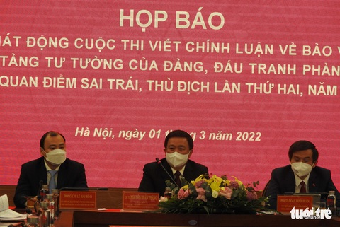 Thi viết về bảo vệ nền tảng tư tưởng của Đảng được mở rộng cả tác giả người nước ngoài - Ảnh 1. Thi viết về bảo vệ nền tảng tư tưởng của Đảng được mở rộng cả tác giả người nước ngoài - Ảnh 1.