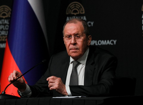 Ngoại trưởng Lavrov: Nga chờ câu trả lời của Ukraine, không tin có chiến tranh hạt nhân - Ảnh 1. Ngoại trưởng Lavrov: Nga chờ câu trả lời của Ukraine, không tin có chiến tranh hạt nhân - Ảnh 1.