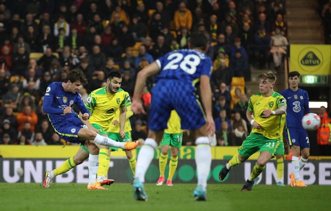 Bỏ qua rắc rối ngoài sân, Chelsea thắng dễ Norwich - Ảnh 2. Bỏ qua rắc rối ngoài sân, Chelsea thắng dễ Norwich - Ảnh 2.